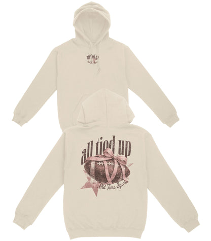 All Tied Up Football Basic Hoodie