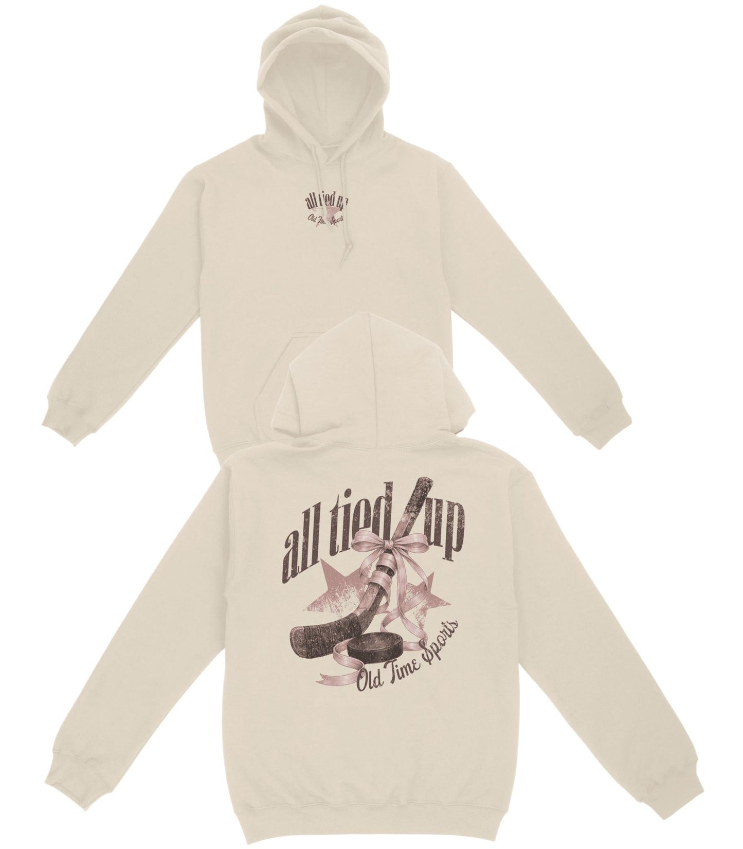 All Tied Up Hockey Basic Hoodie