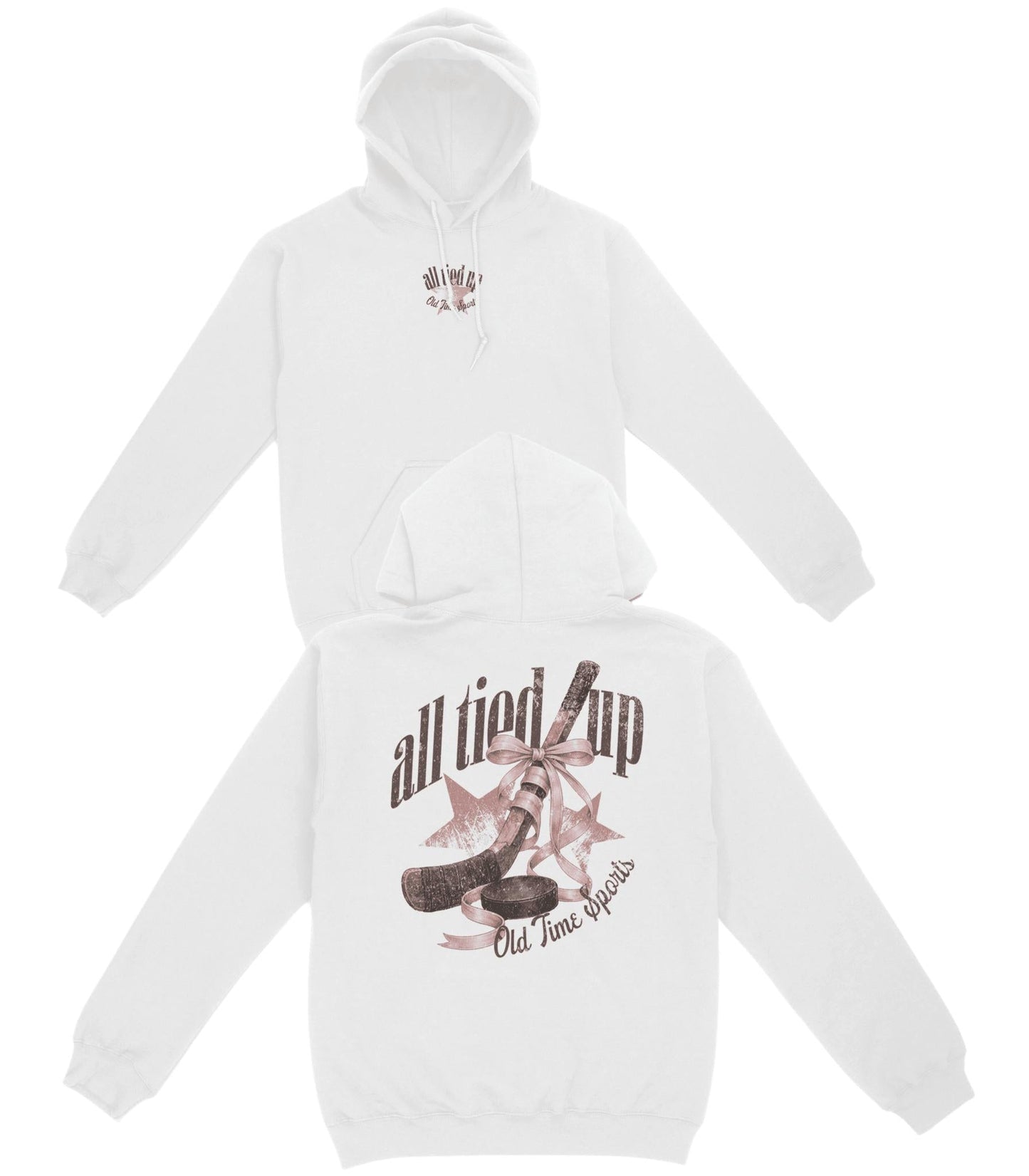 All Tied Up Hockey Basic Hoodie