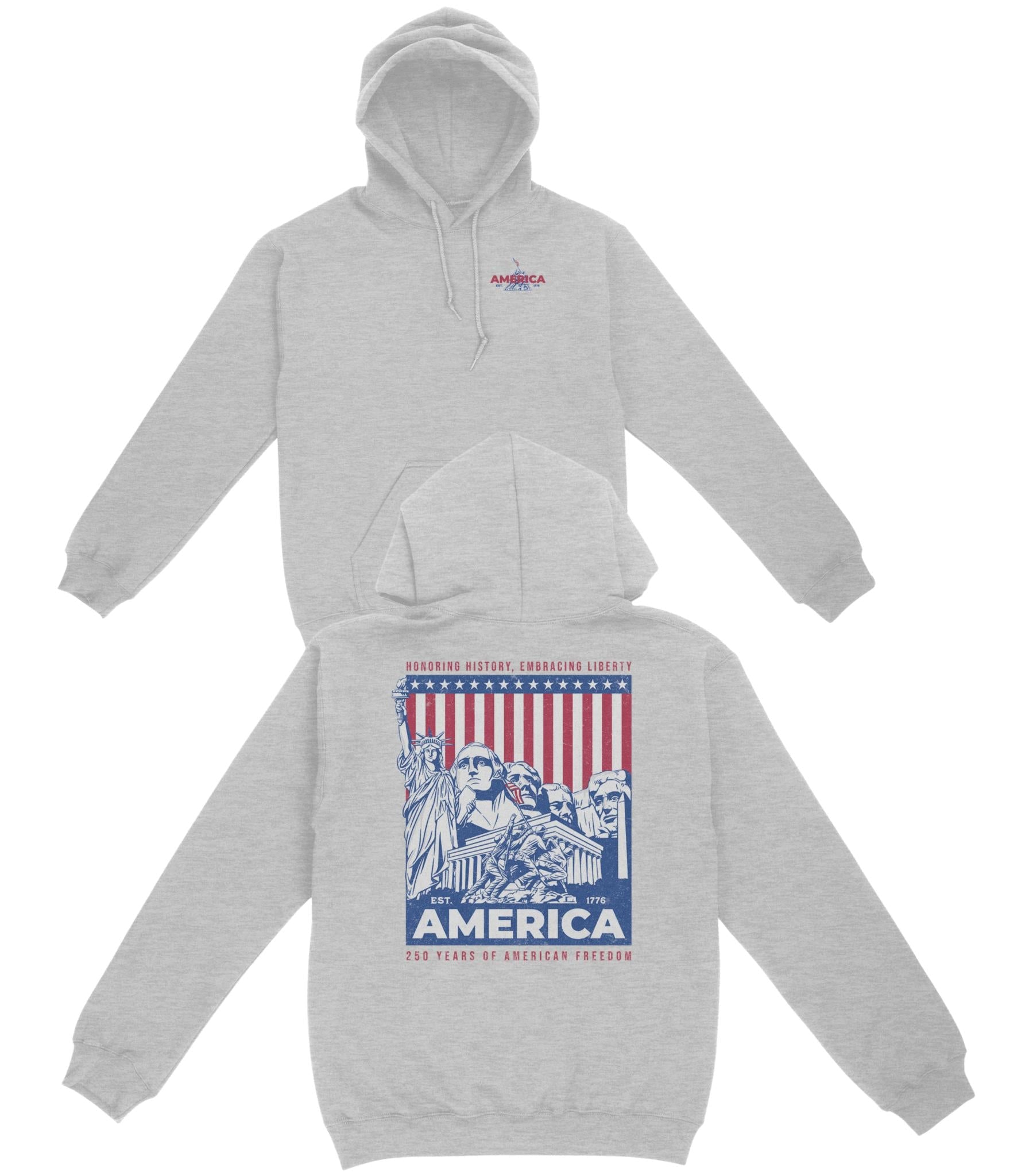 American Freedom Basic Hoodie - Old Time Sports