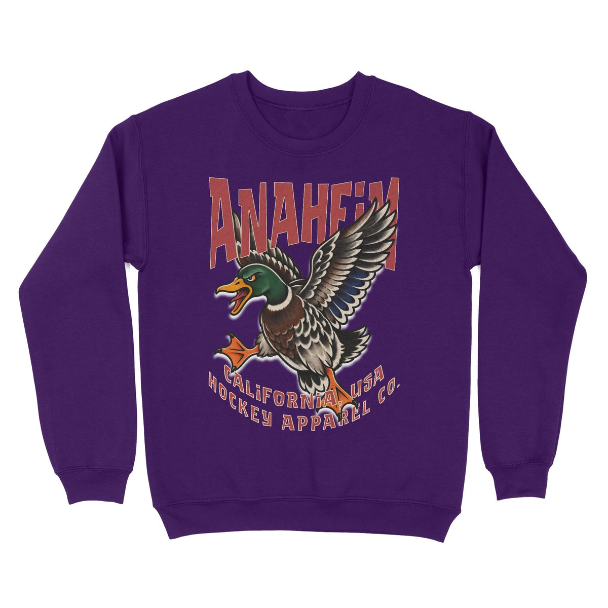 Anaheim Hockey Appl. Crewneck - Old Time Sports