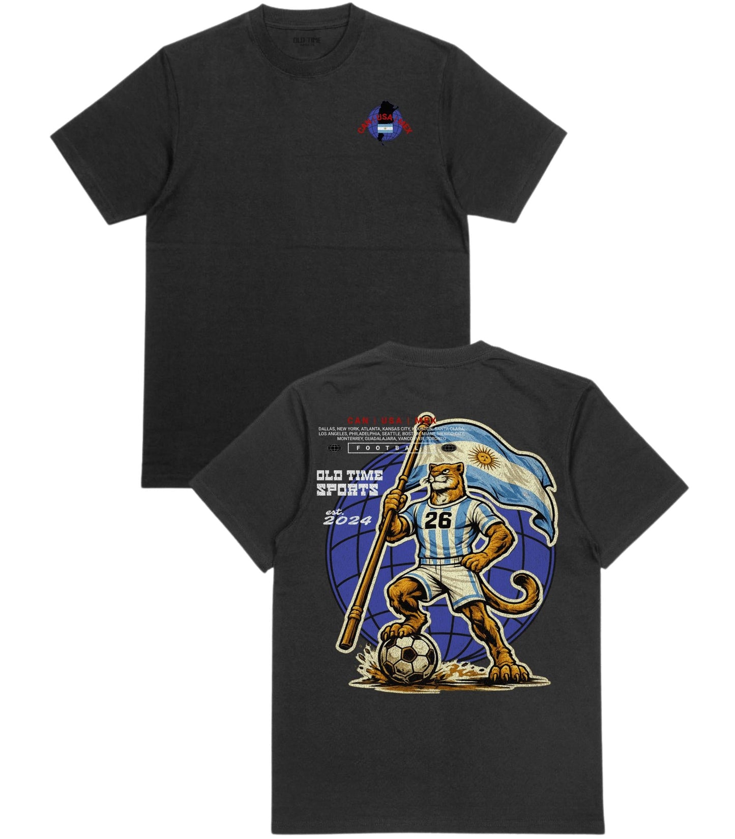 Argentina Flag T-shirt - Old Time Sports