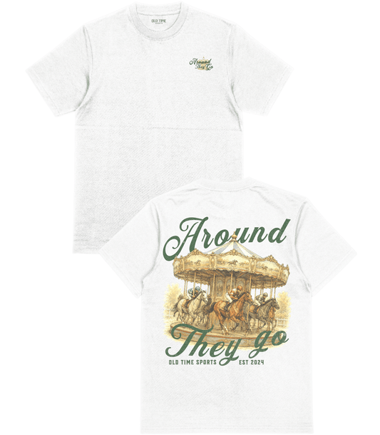 Around They Go T-Shirt - Old Time Sports