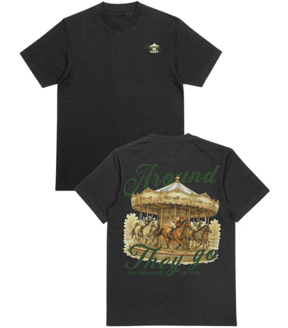 Around They Go T-Shirt - Old Time Sports