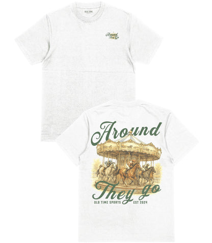 Around They Go T-Shirt - Old Time Sports