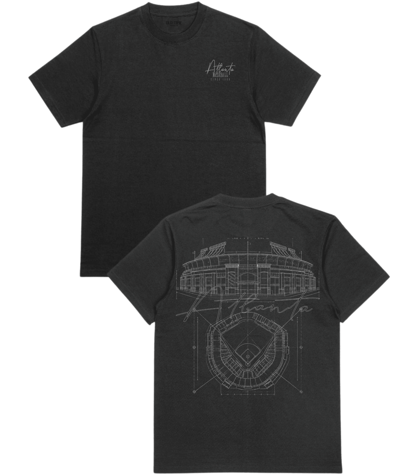 Atlanta Blueprints T-Shirt - Old Time Sports