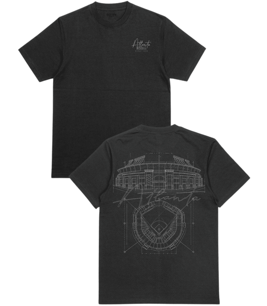 Atlanta Blueprints T-Shirt - Old Time Sports
