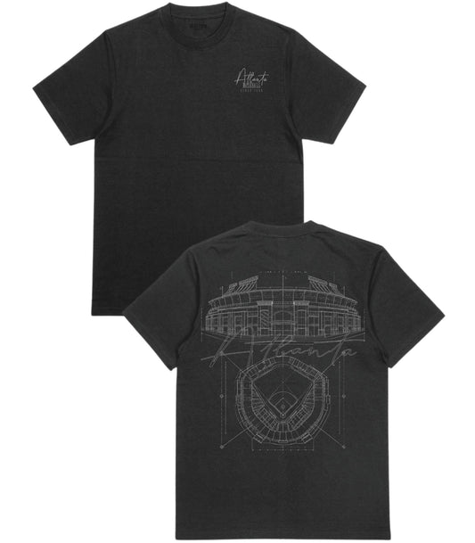 Atlanta Blueprints T-Shirt - Old Time Sports