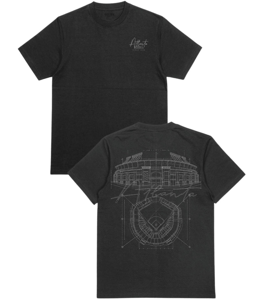Atlanta Blueprints T-Shirt - Old Time Sports