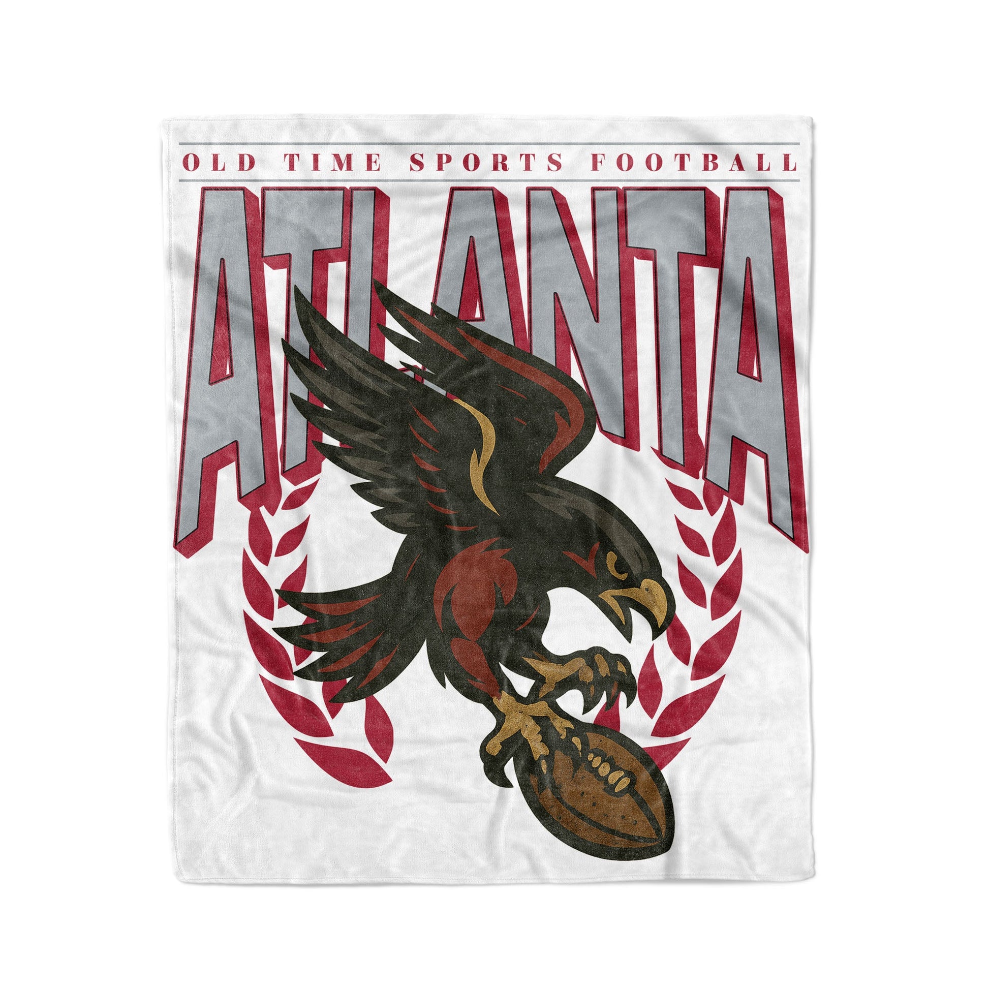Atlanta Football 50x60in Fleece Blanket - Old Time Sports