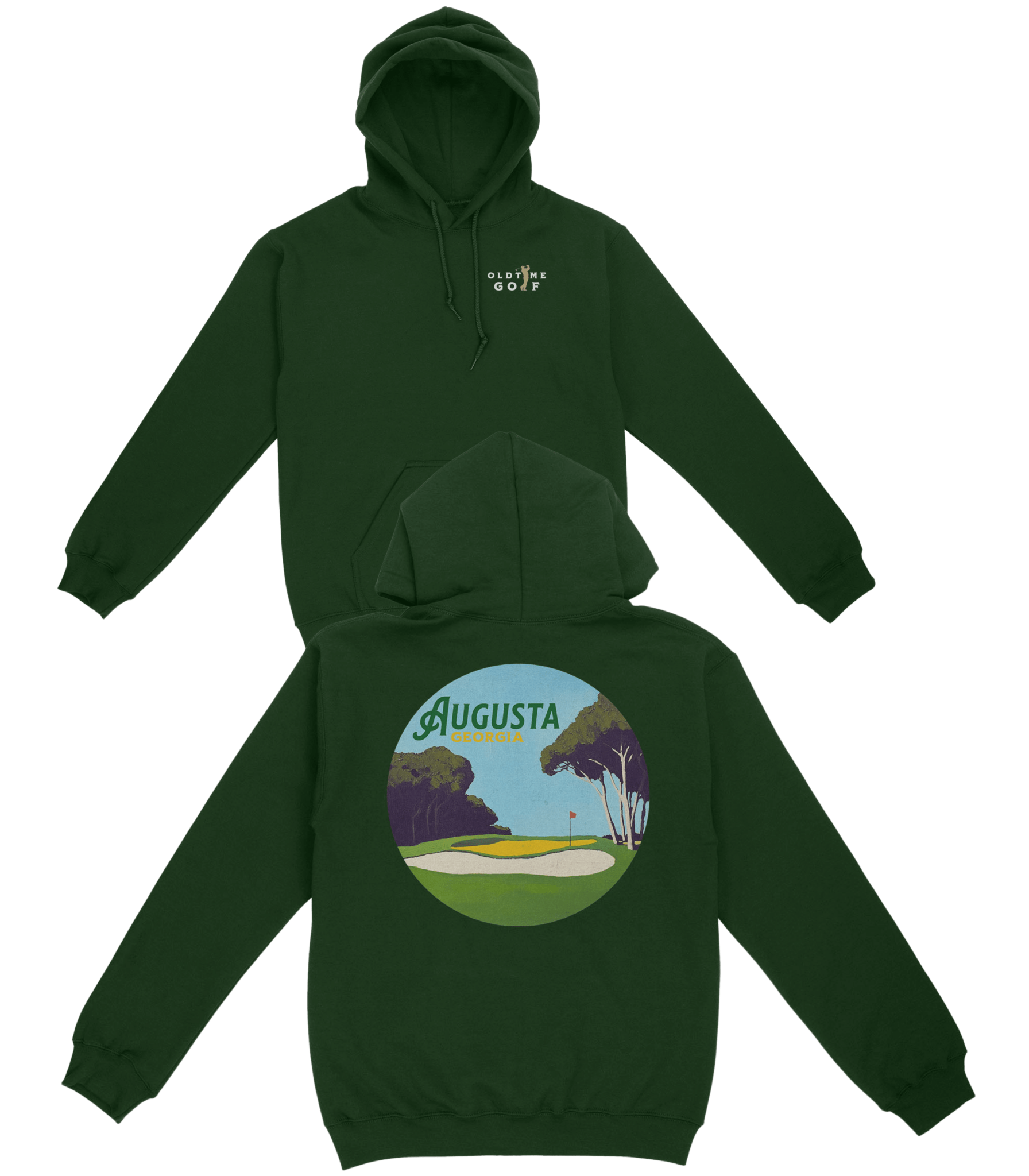 Augusta, GA Golf Basic Hoodie - Old Time Sports