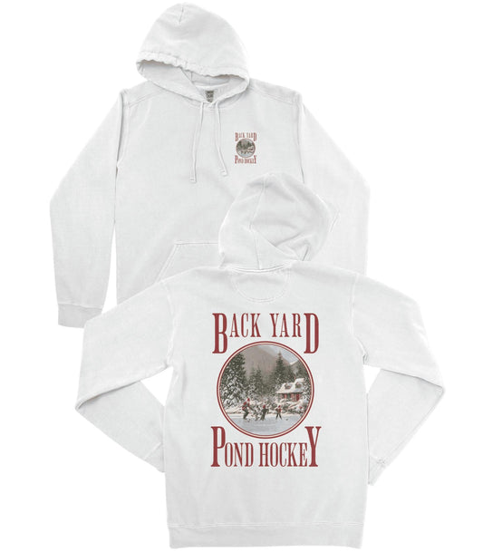 Back Yard Pond Hockey Premium Hoodie