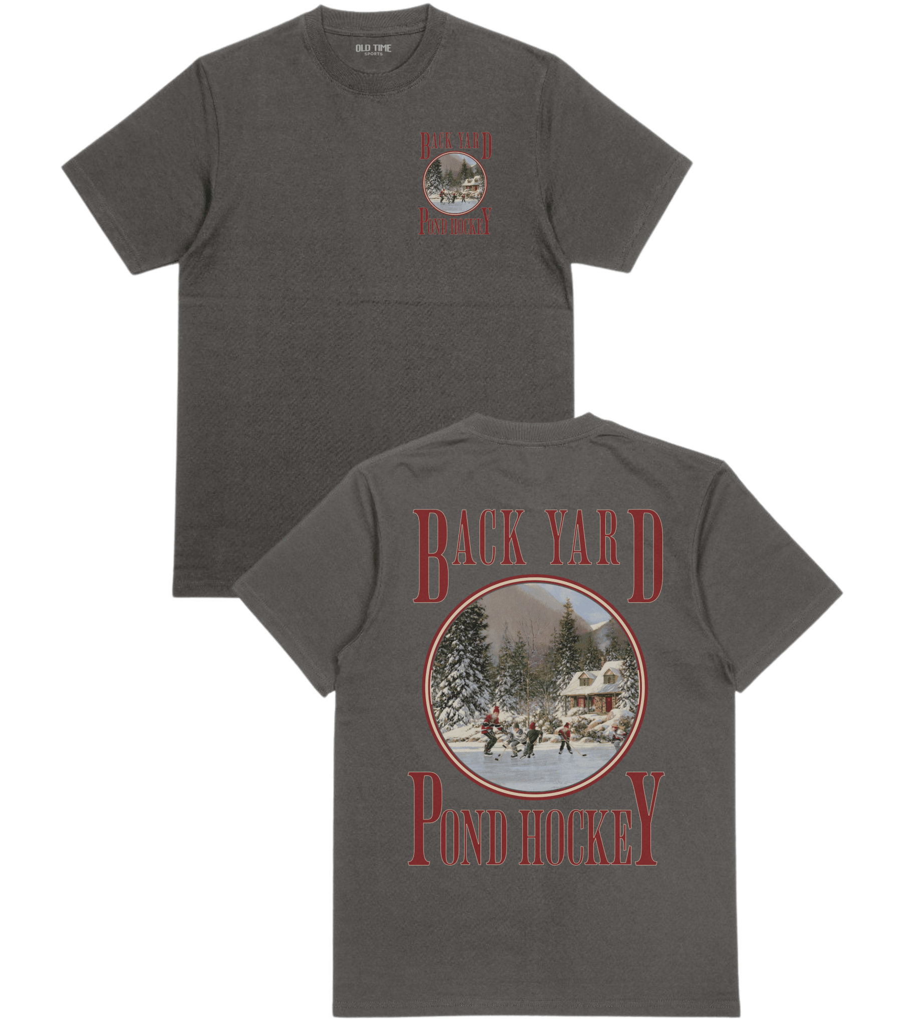 Back Yard Pond Hockey T-Shirt - Old Time Sports