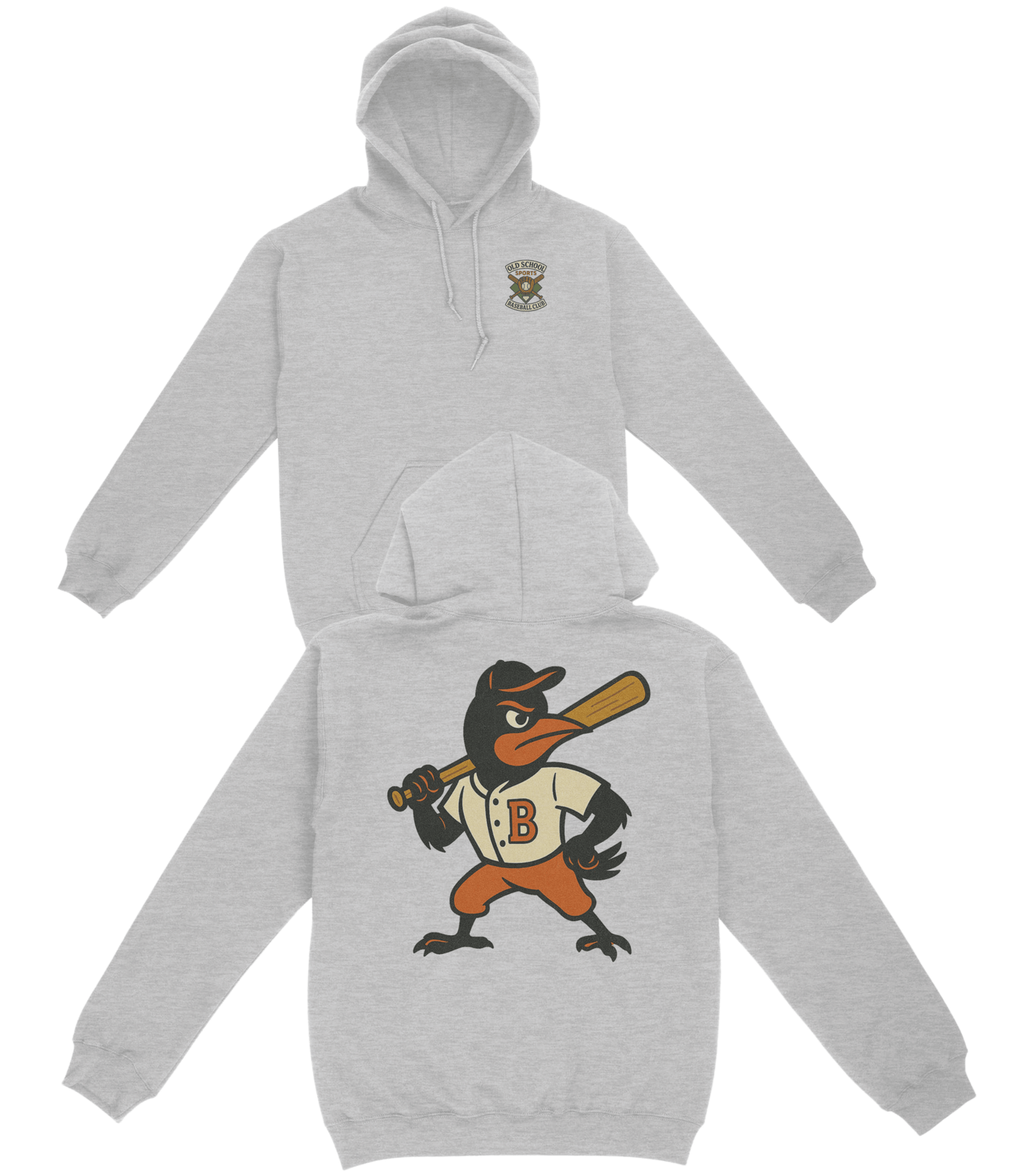 Baltimore Baseball v2 Basic Hoodie - Old Time Sports