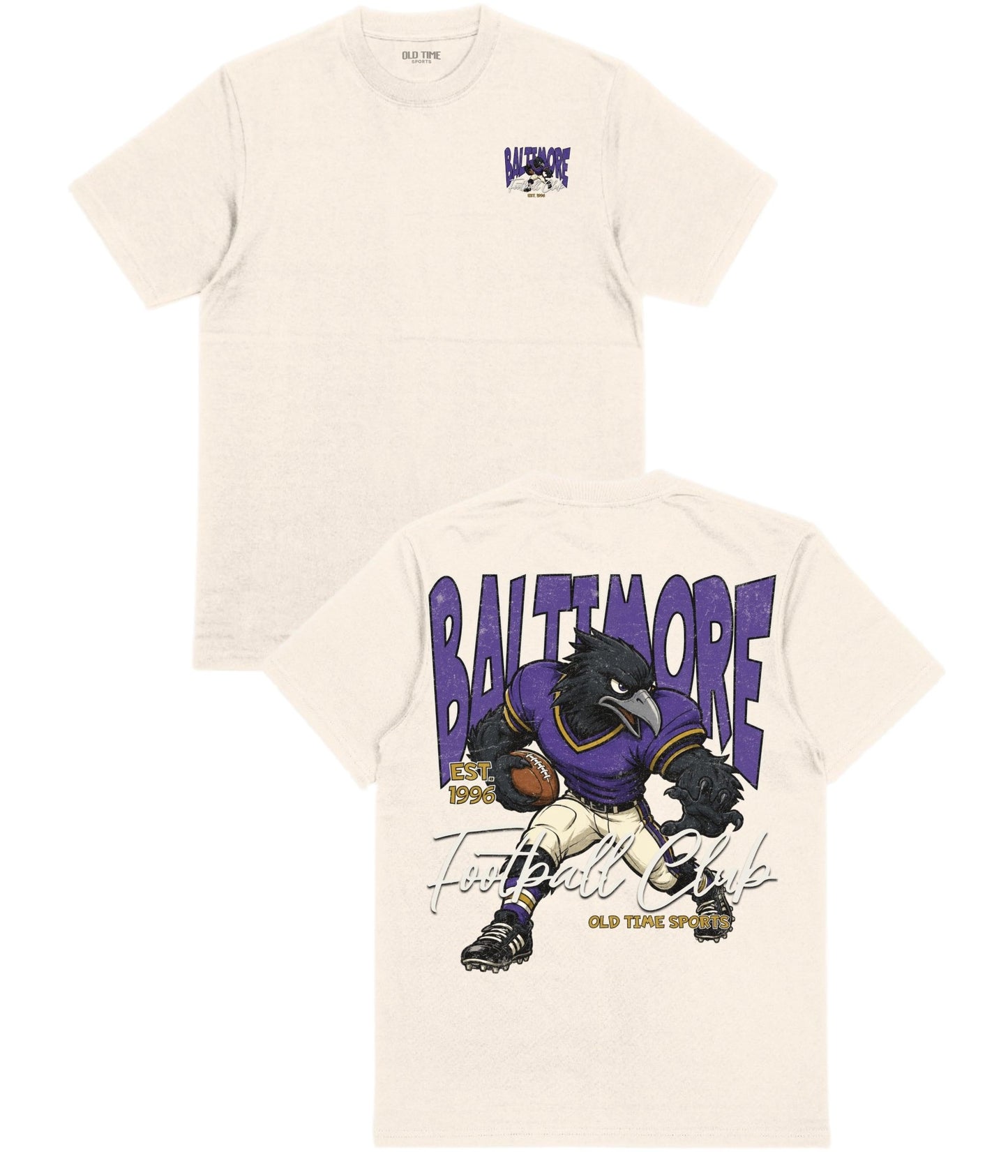 Baltimore Football 1996 T-Shirt - Old Time Sports