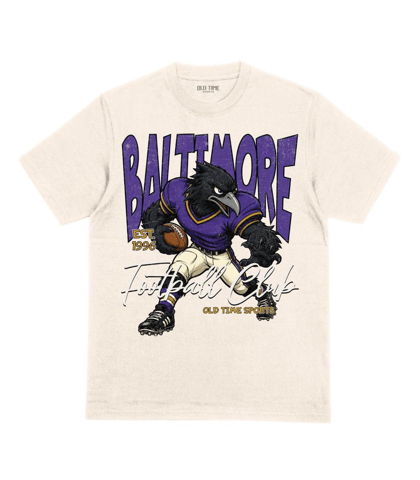 Baltimore Football 1996 v2 T-Shirt - Old Time Sports