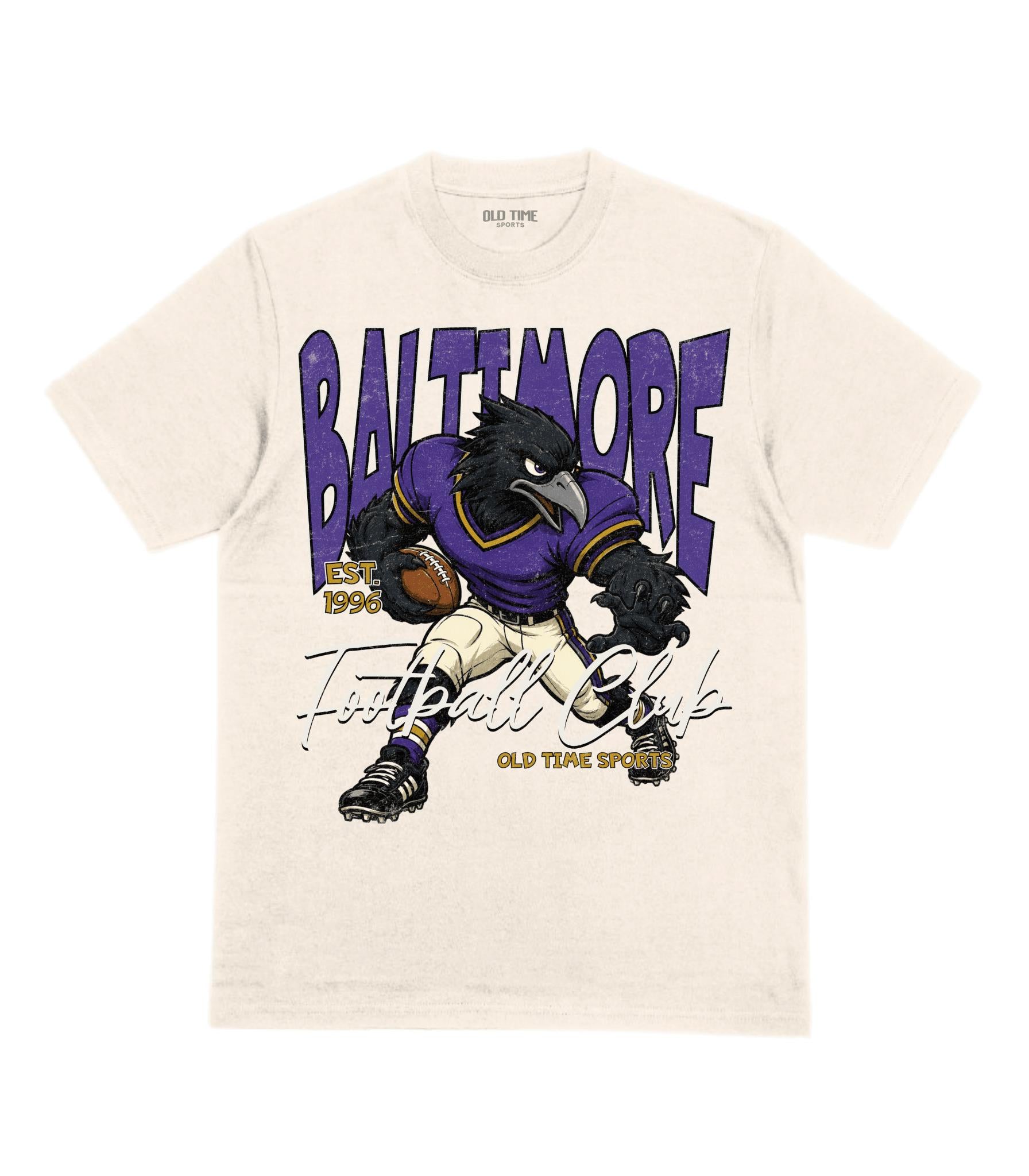 Baltimore Football 1996 v2 T-Shirt - Old Time Sports