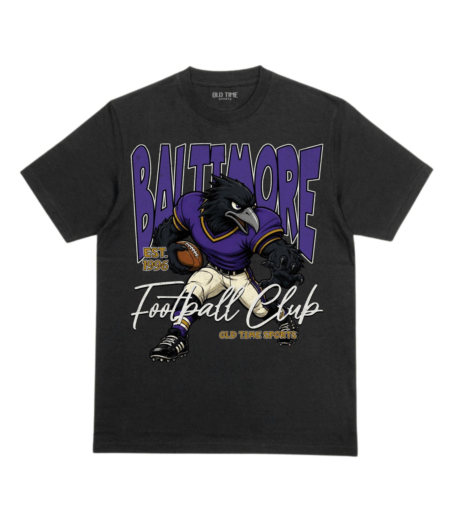 Baltimore Football 1996 v2 T-Shirt - Old Time Sports