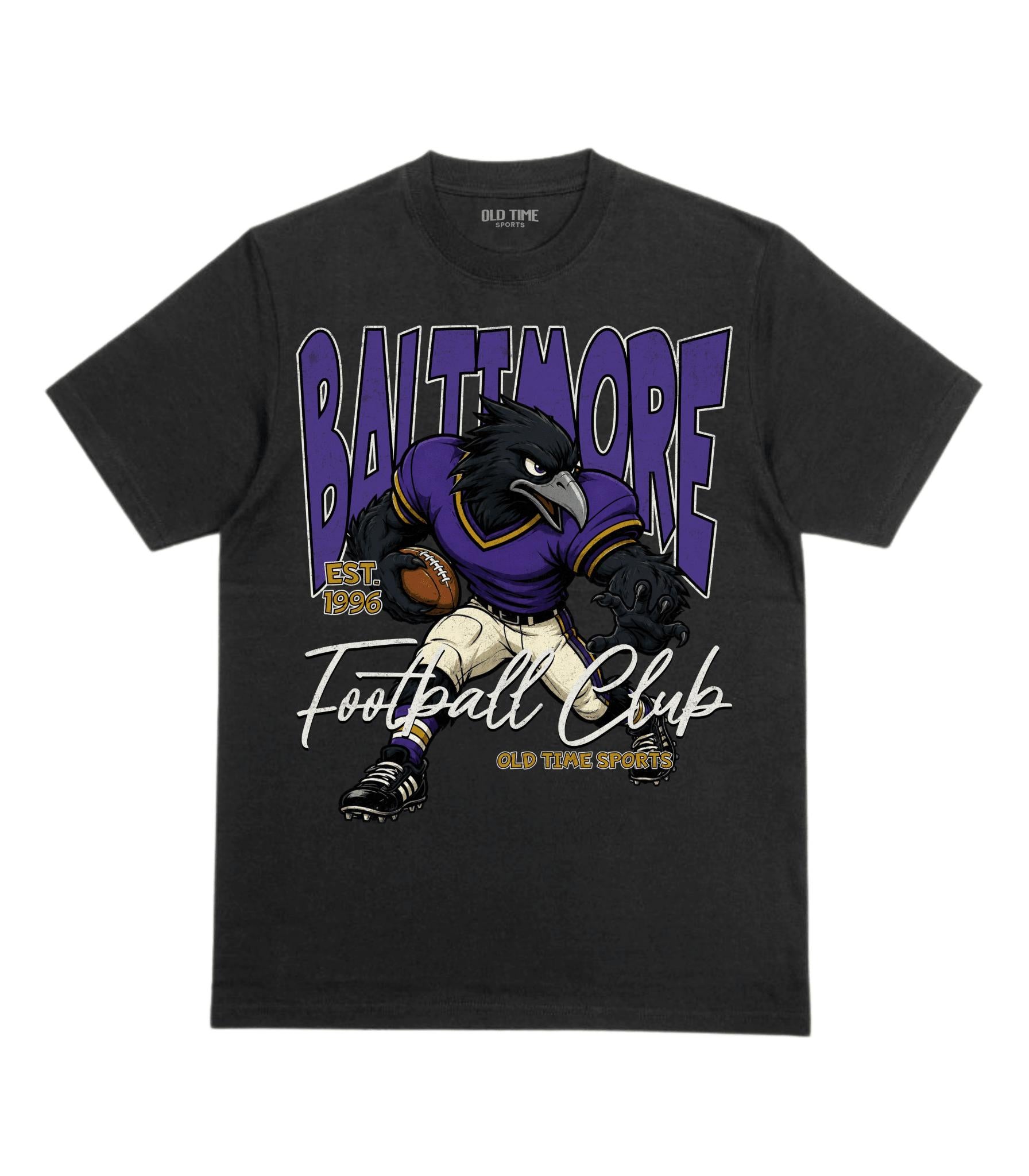 Baltimore Football 1996 v2 T-Shirt - Old Time Sports