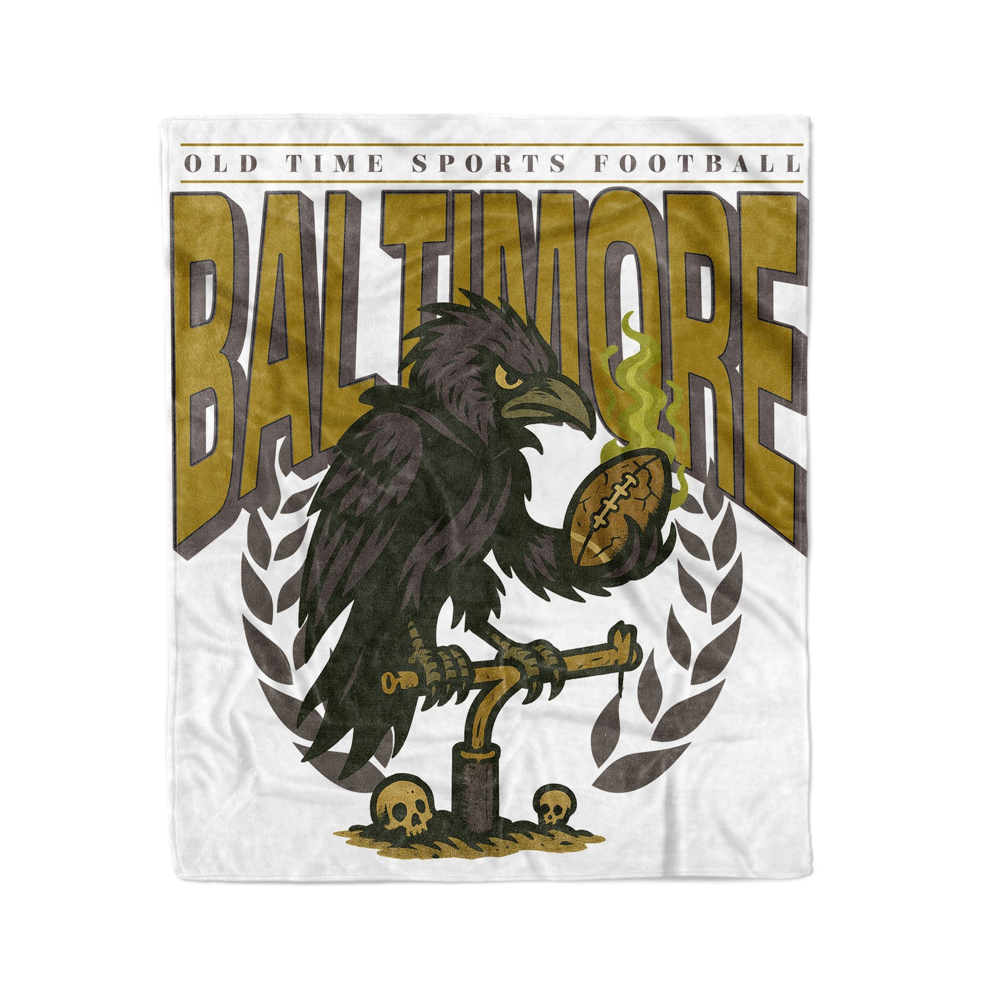Baltimore Football 50x60in Fleece Blanket