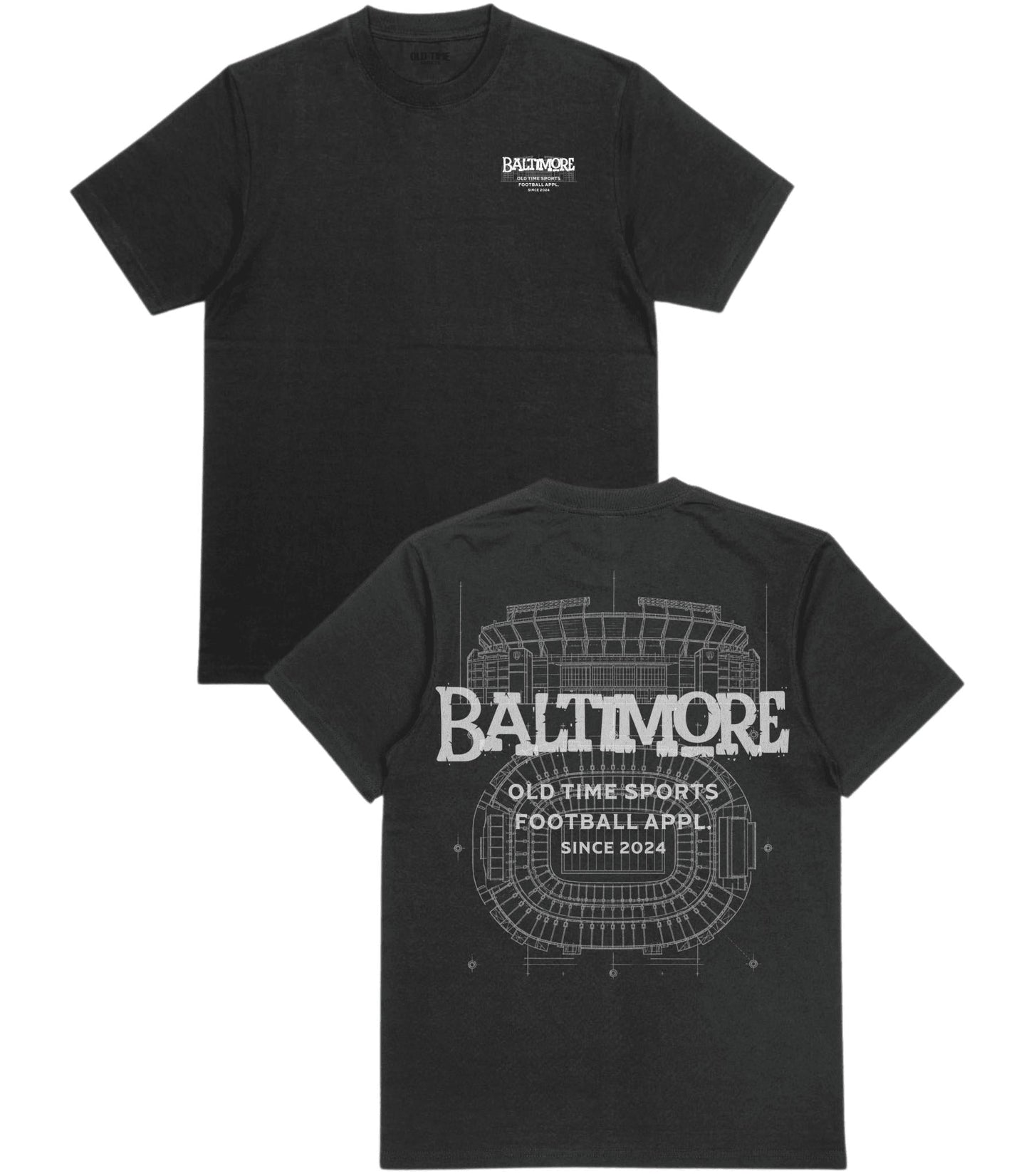 Baltimore Plans T-Shirt - Old Time Sports