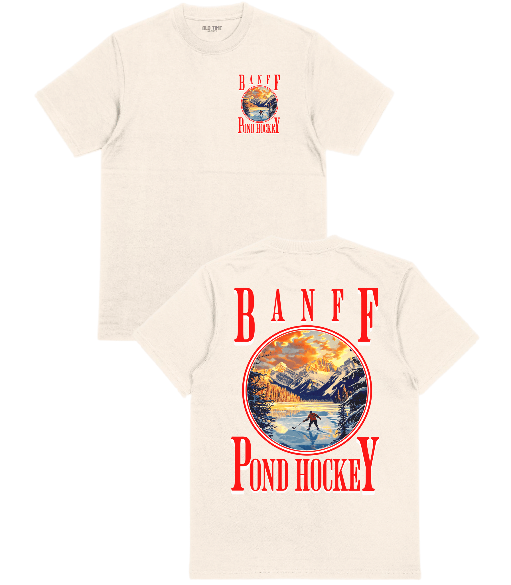 Banff Pond Hockey T-Shirt - Old Time Sports