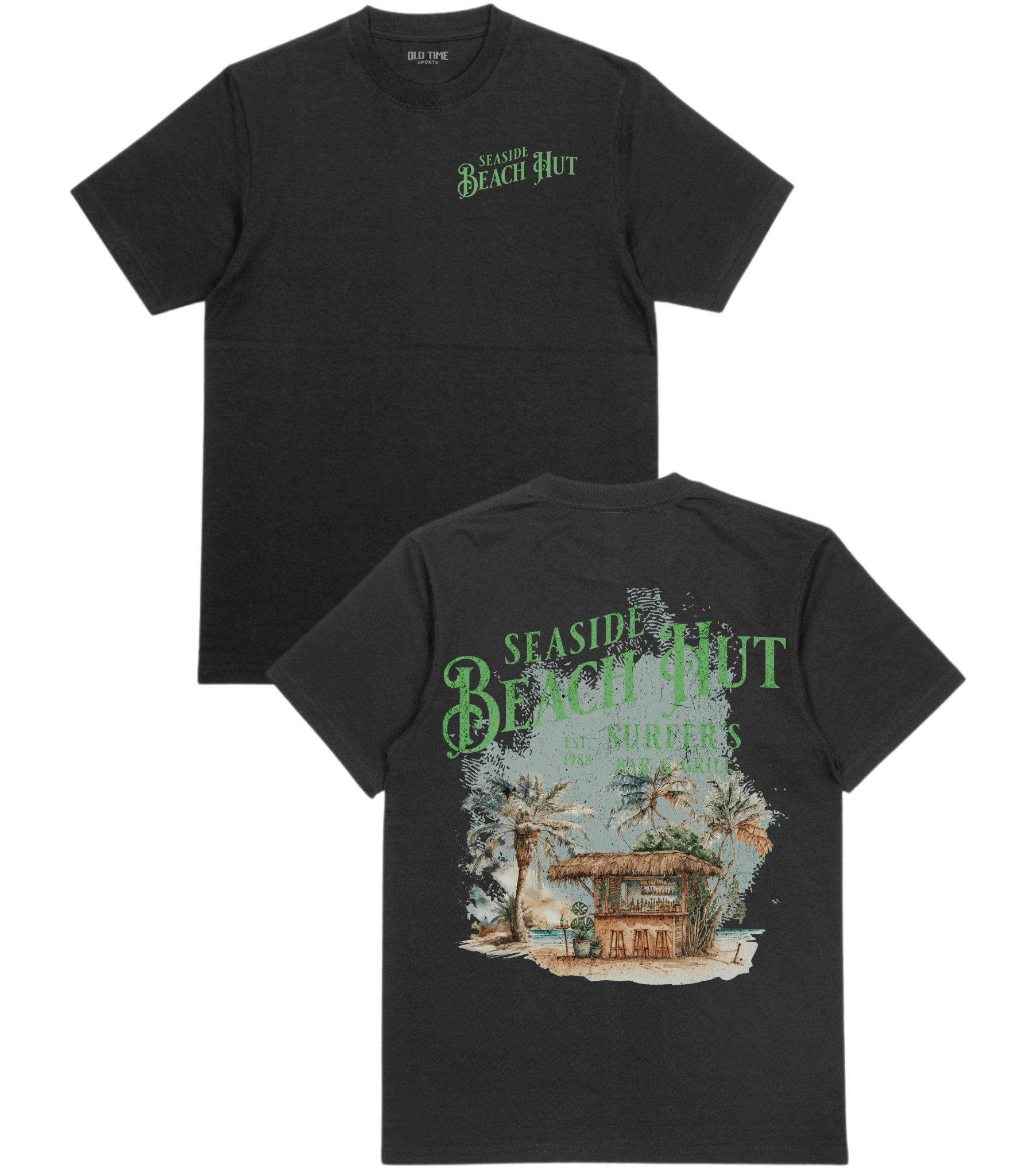 Beach Hut T-Shirt - Old Time Sports