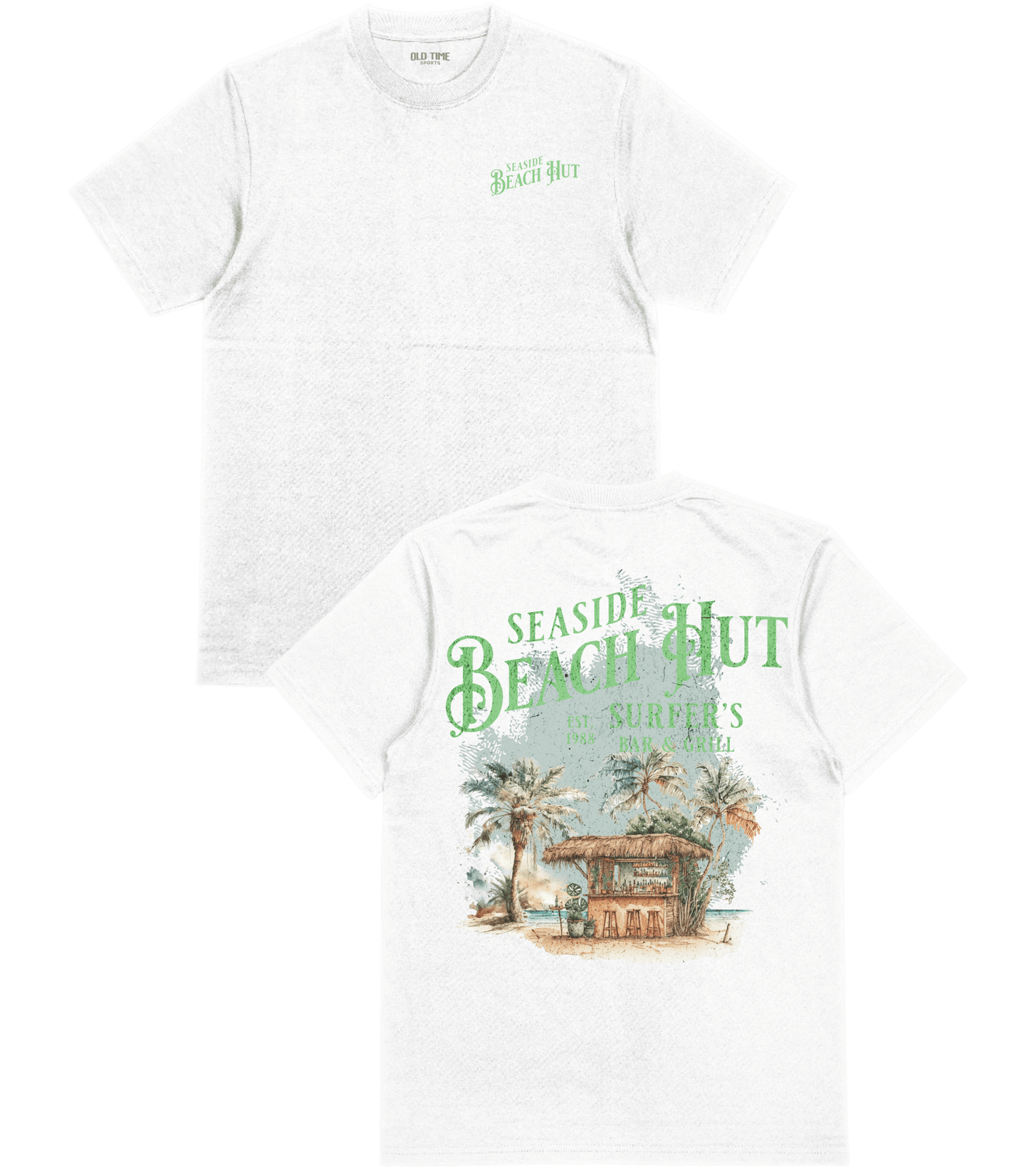 Beach Hut T-Shirt - Old Time Sports