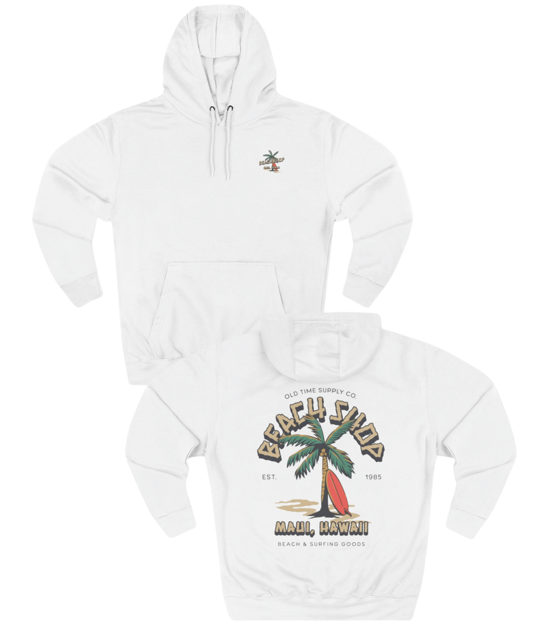 Beach Shop Hoodie - Old Time Sports