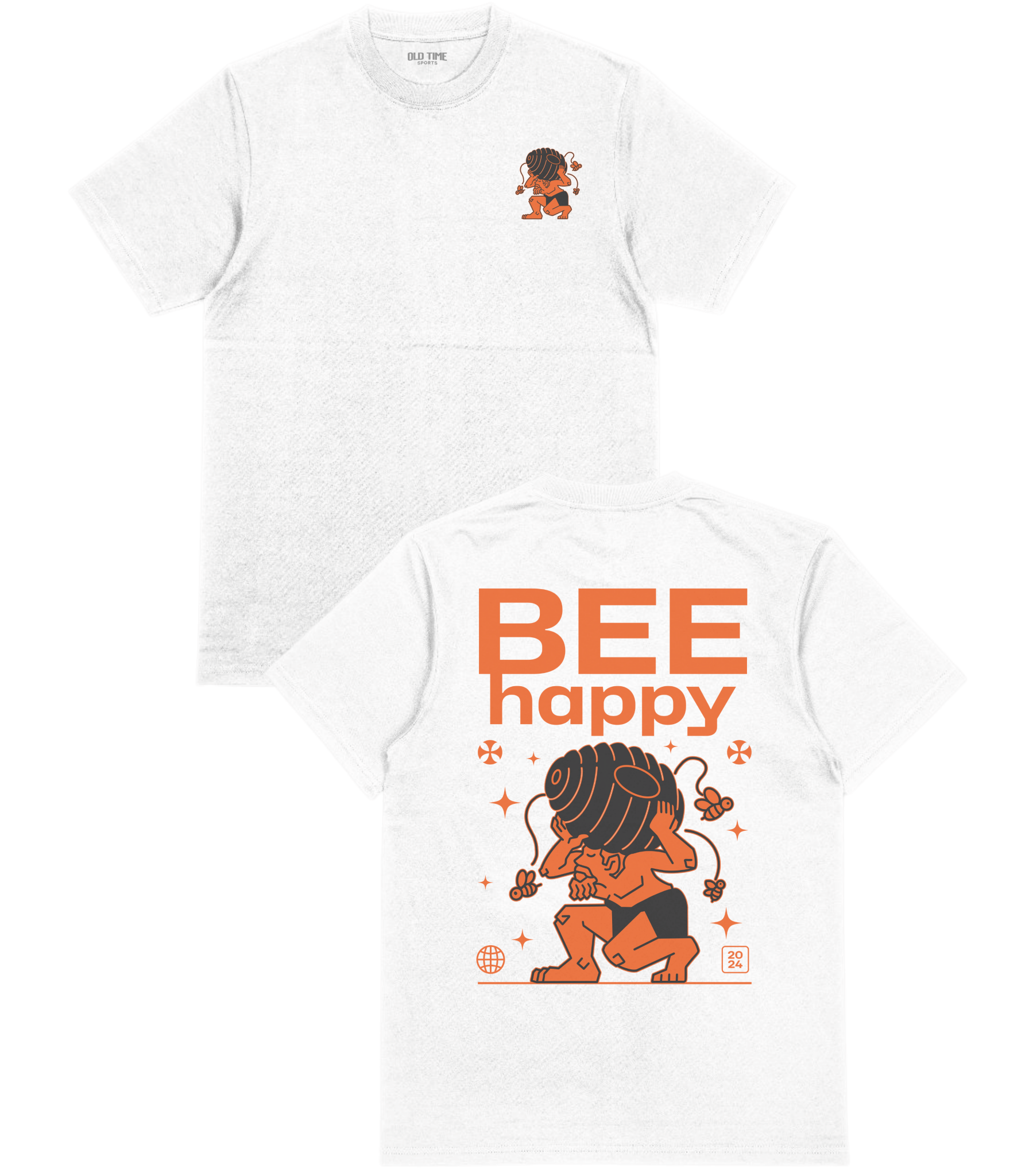 Bee Happy T-Shirt - Old Time Sports