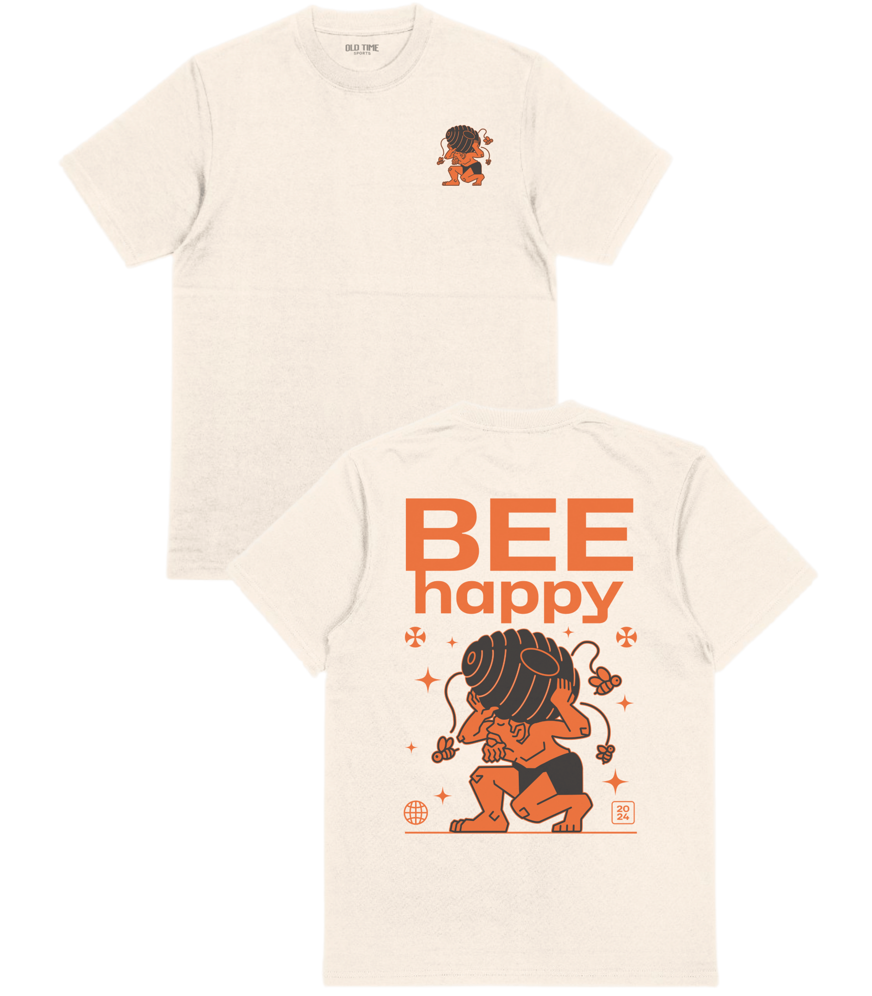 Bee Happy T-Shirt - Old Time Sports