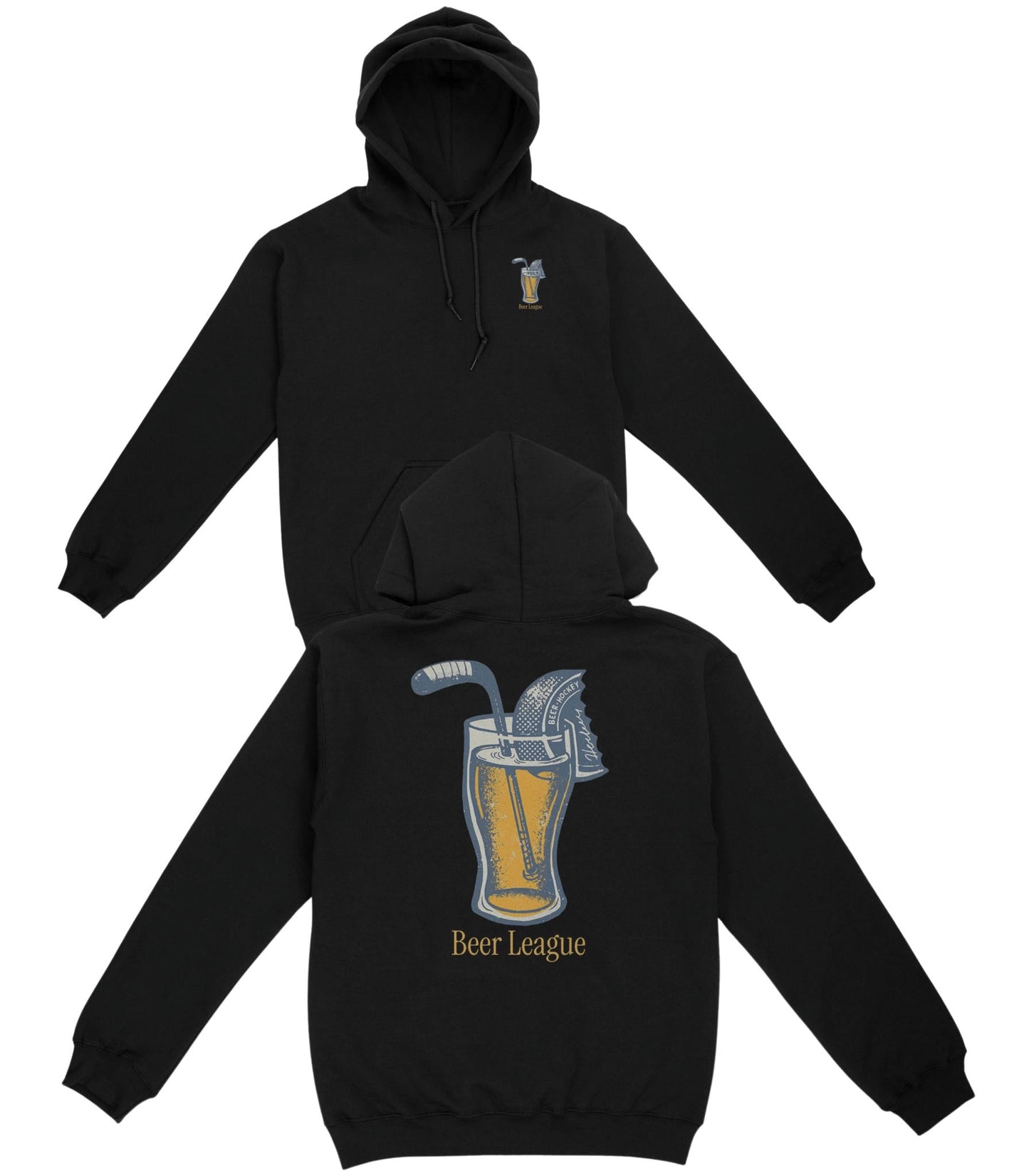 Beer League Hockey Basic Hoodie