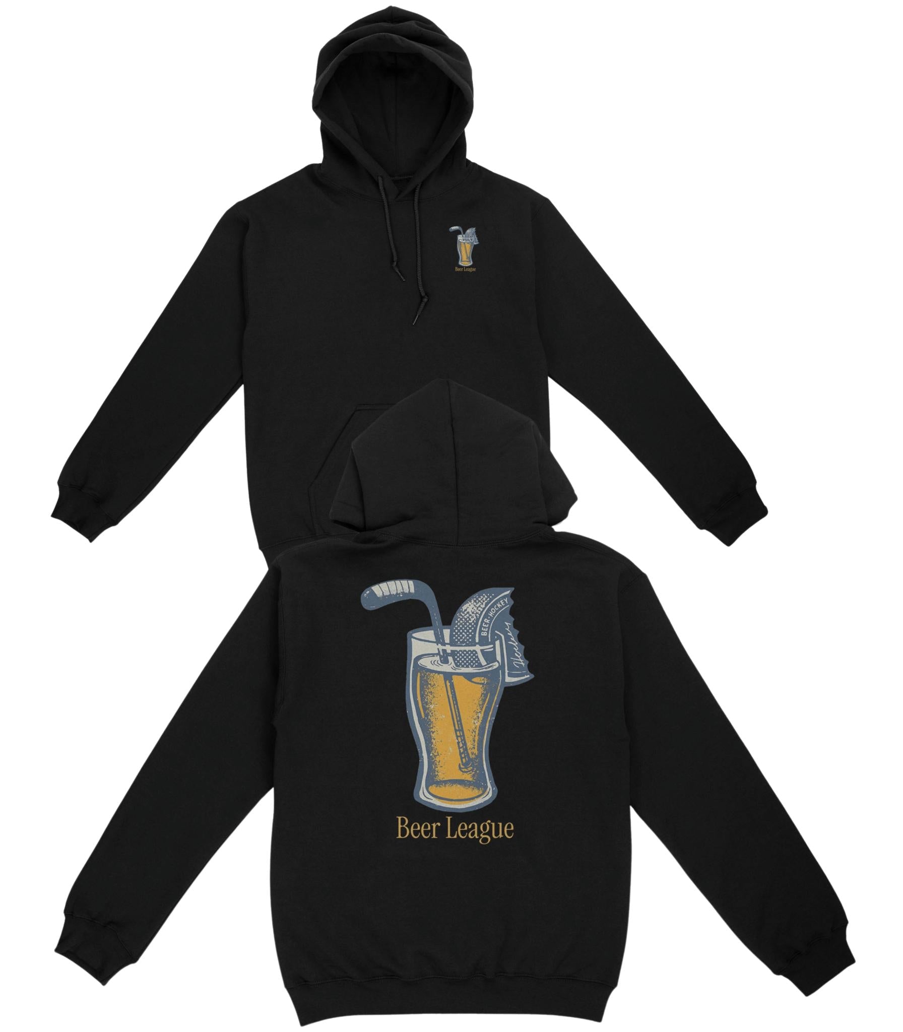 Beer League Hockey Basic Hoodie