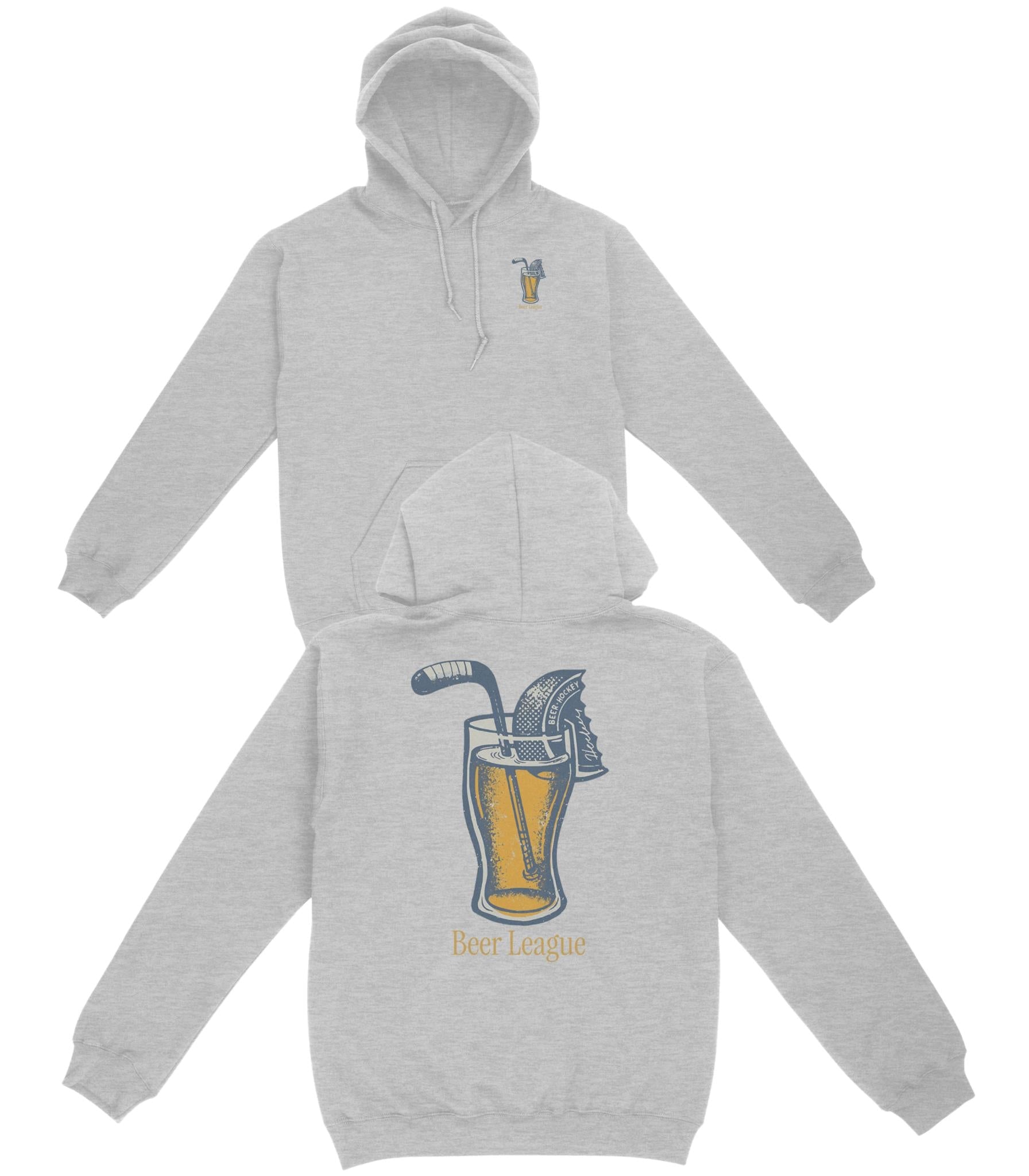 Beer League Hockey Basic Hoodie