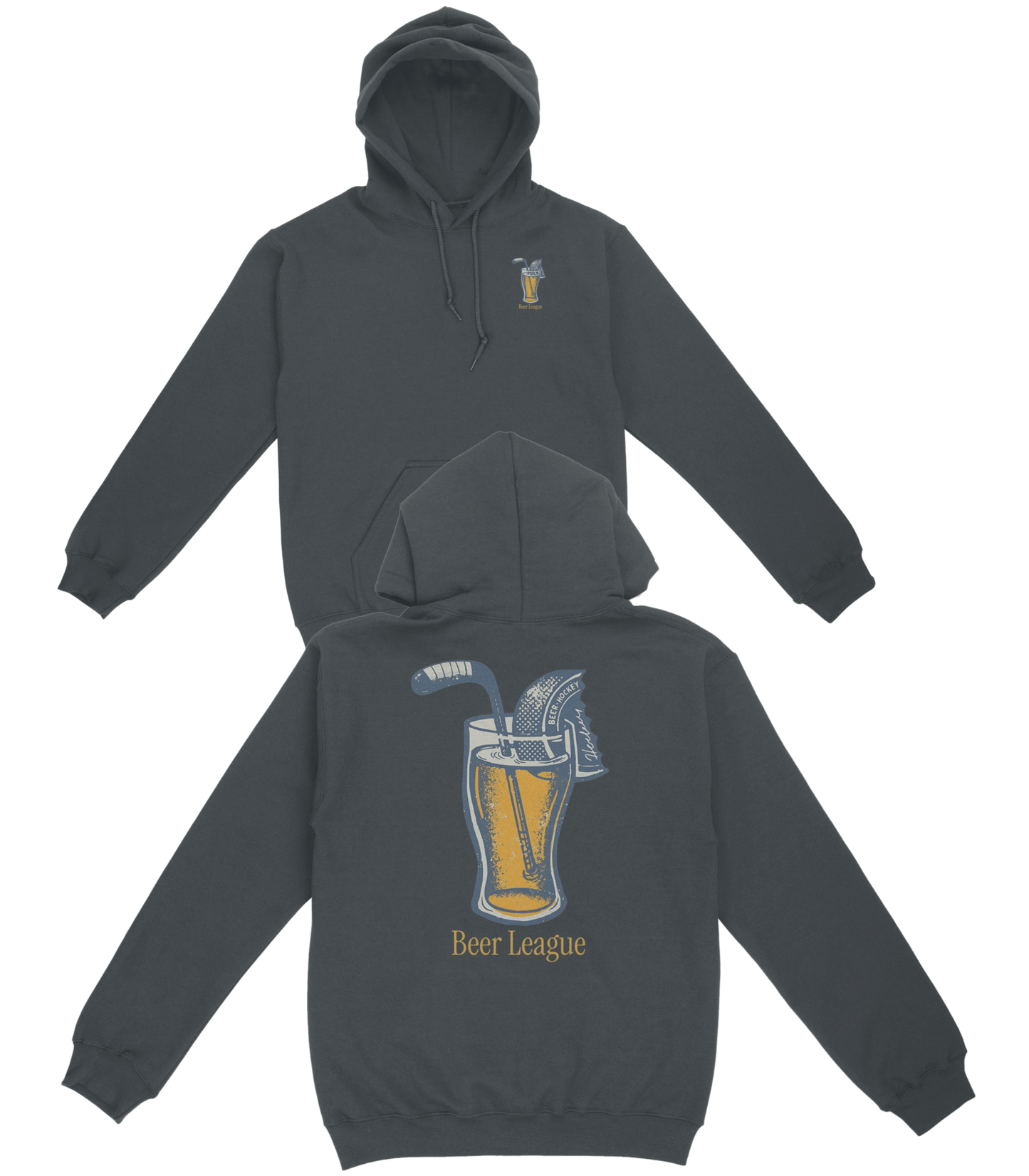 Beer League Hockey Basic Hoodie - Old Time Sports