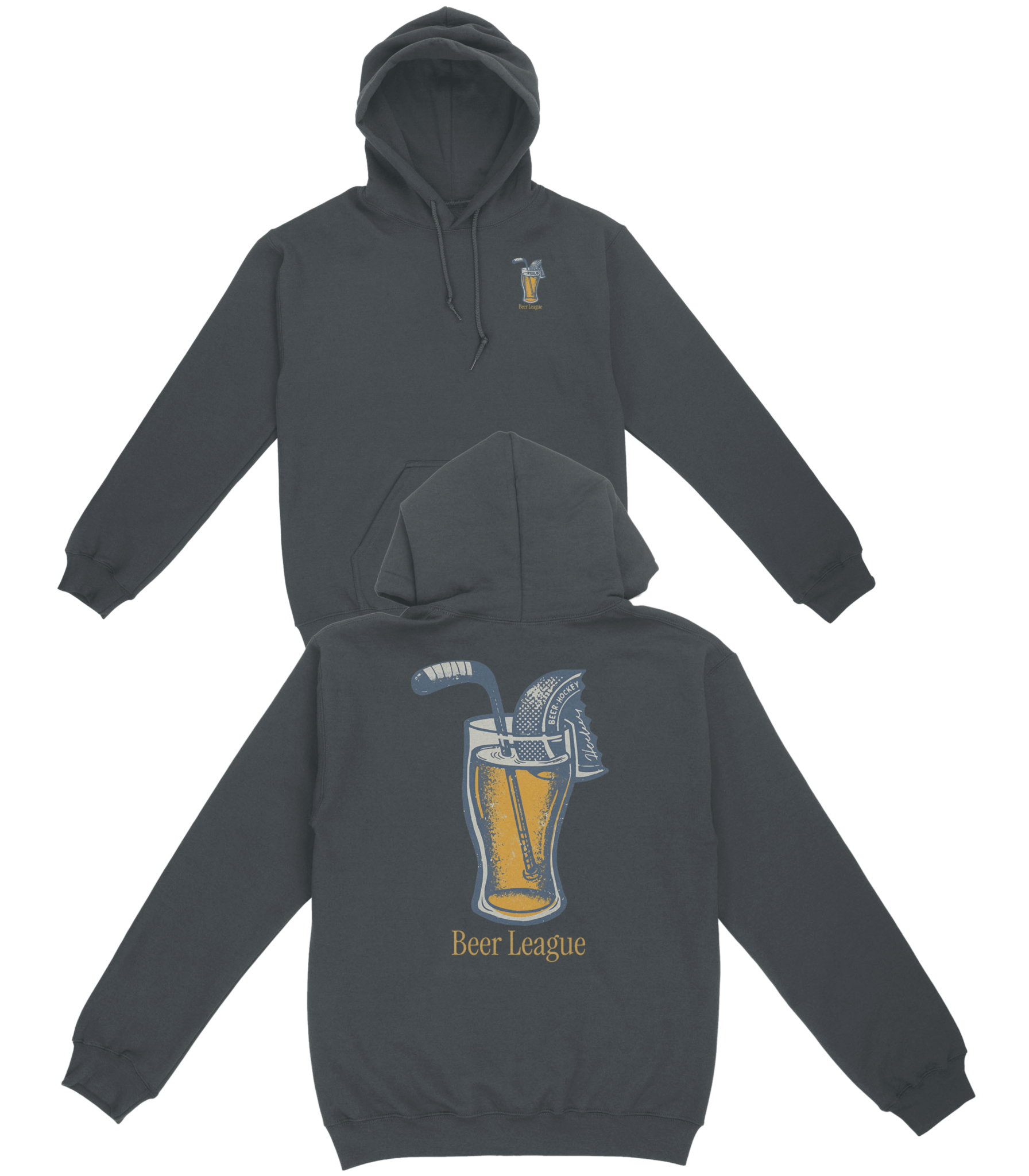Beer League Hockey Basic Hoodie - Old Time Sports