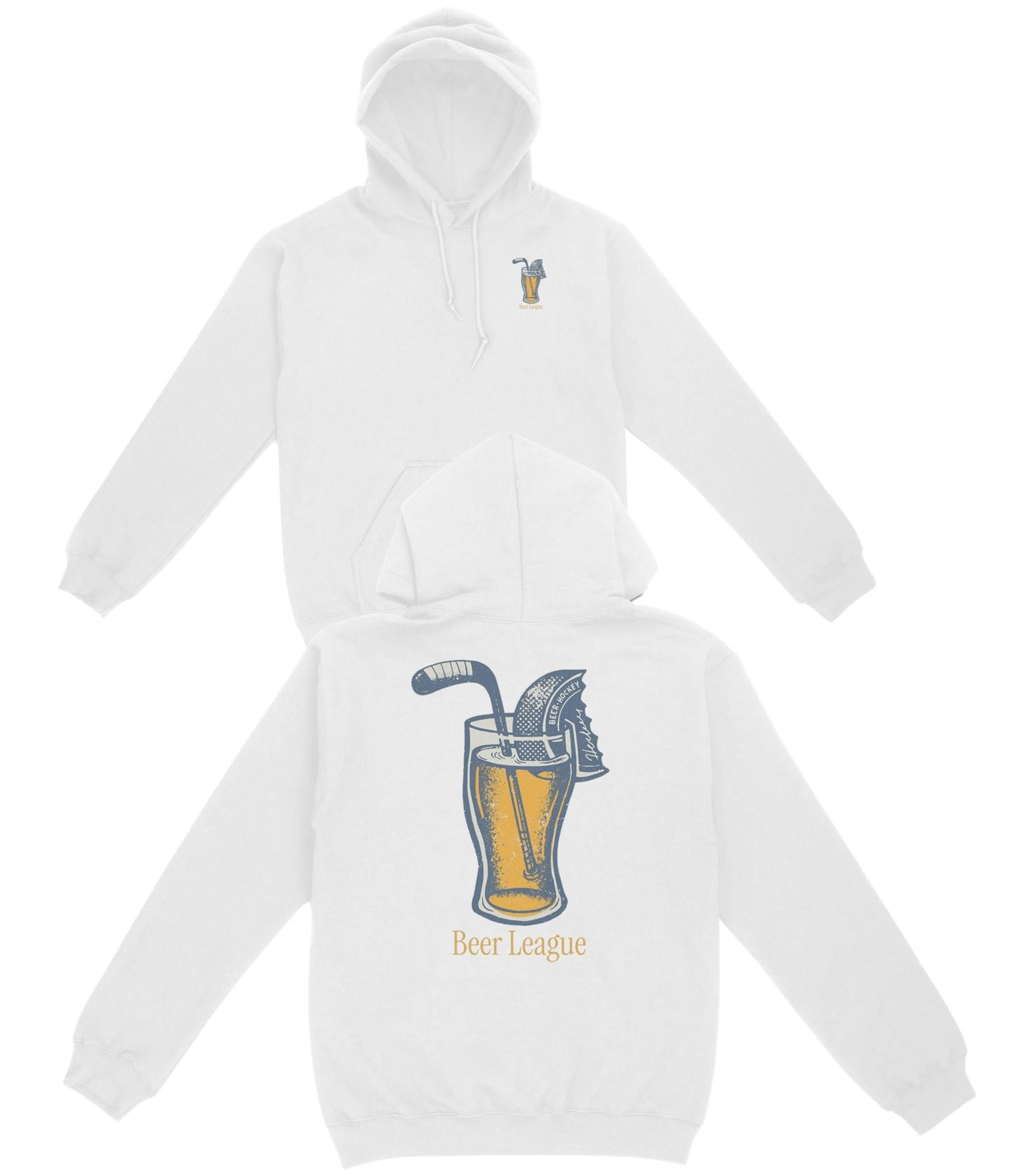 Beer League Hockey Basic Hoodie