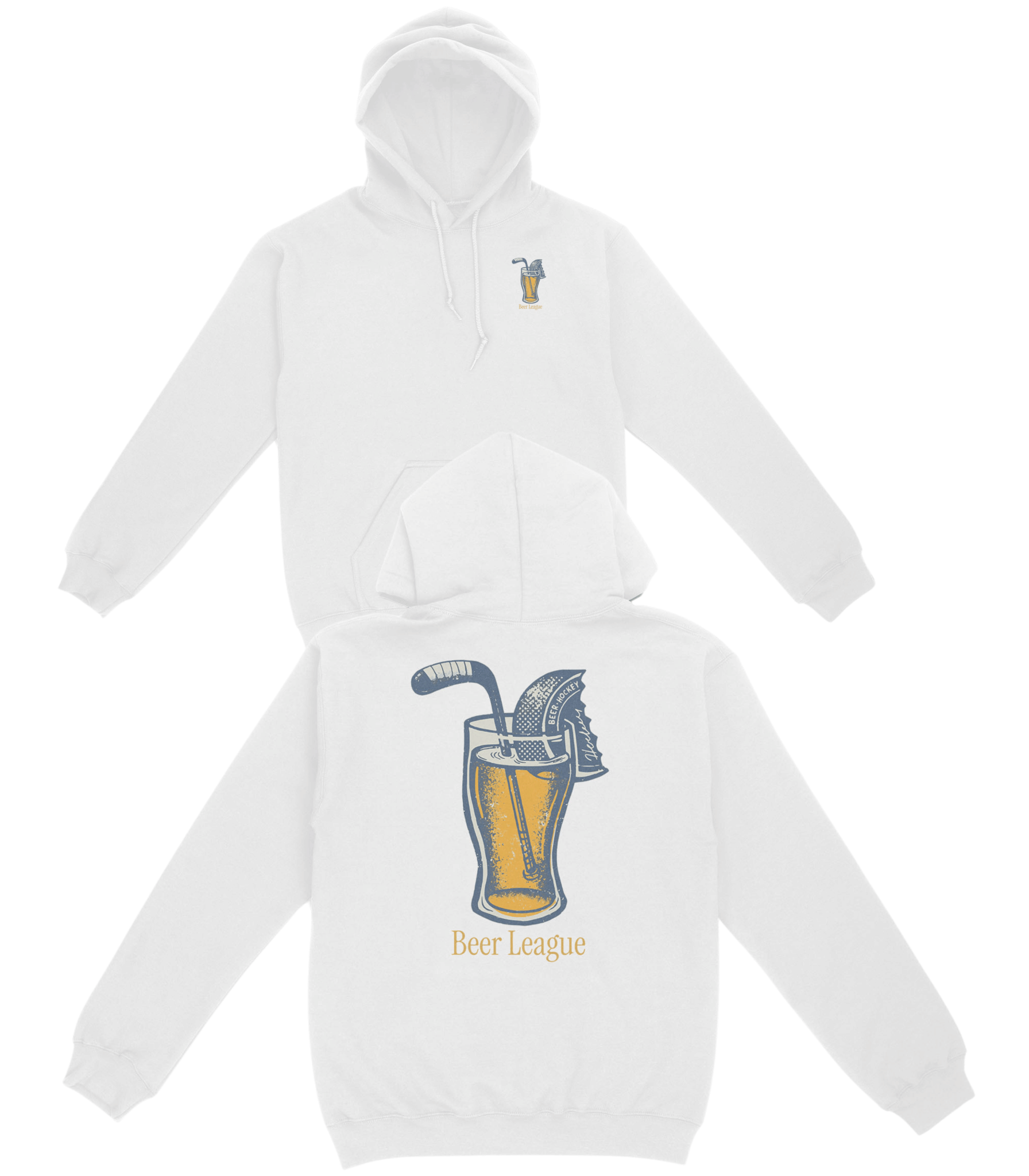 Beer League Hockey Basic Hoodie - Old Time Sports