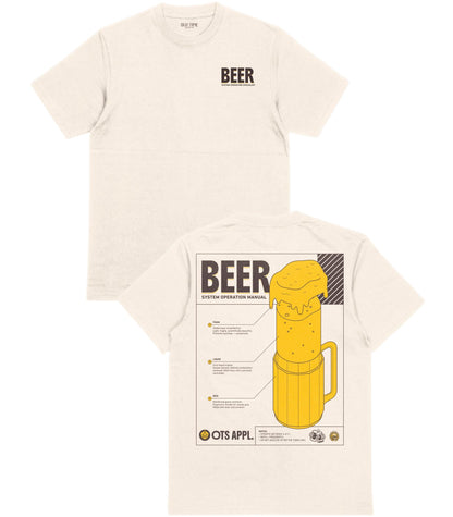 Beer Manual T-Shirt - Old Time Sports
