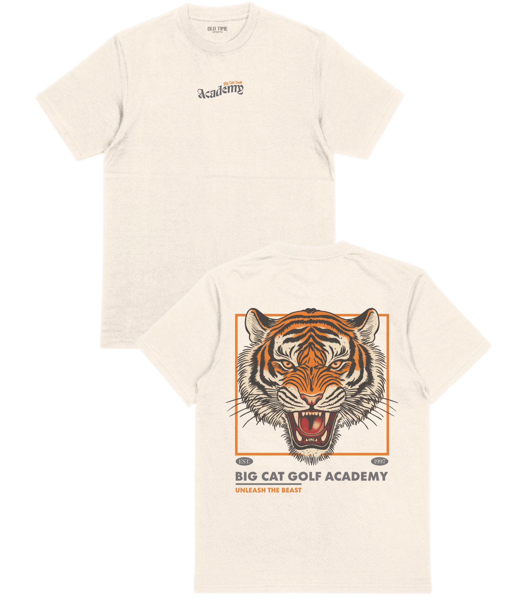 Big Cat Golf Academy T-Shirt - Old Time Sports