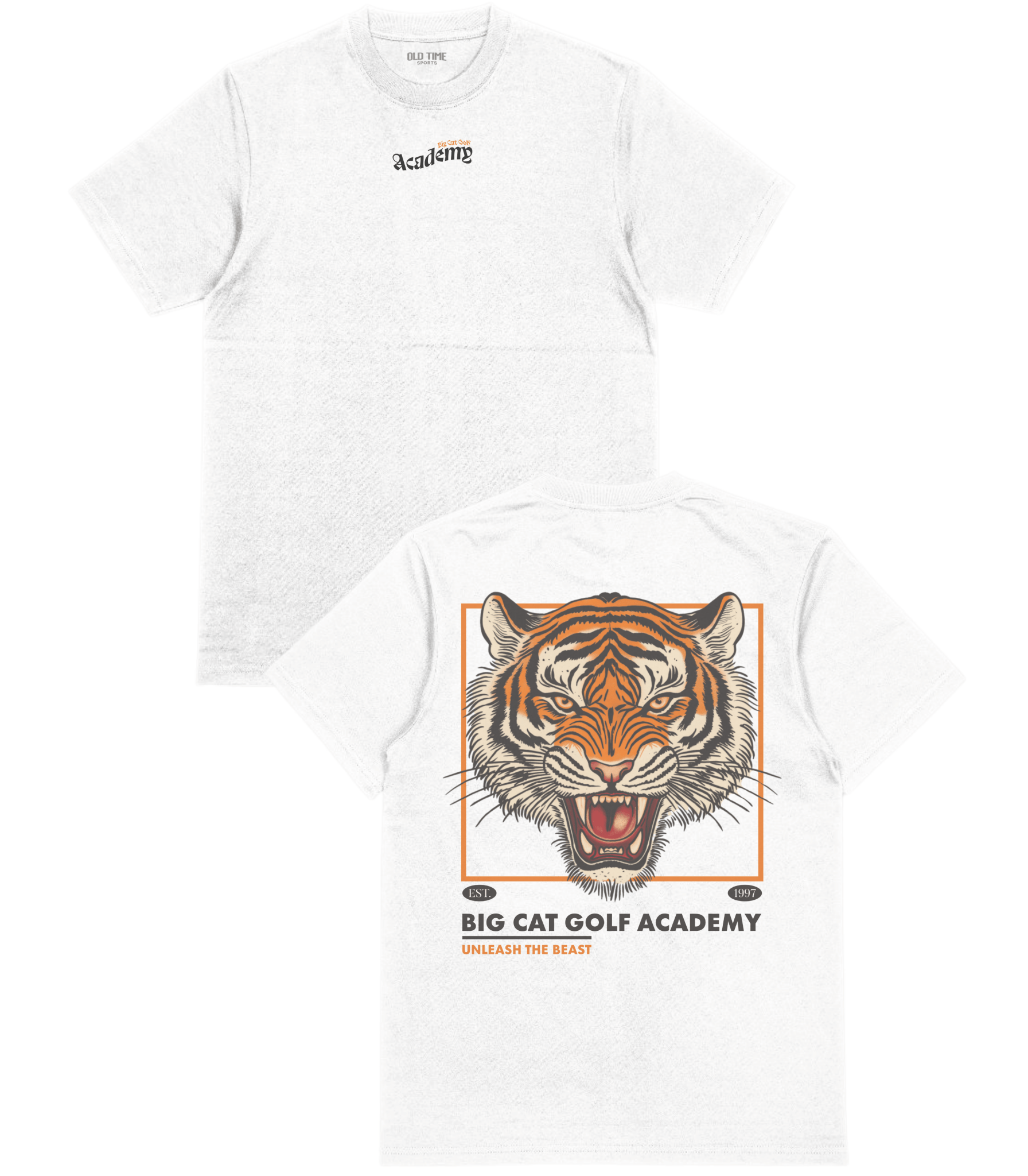 Big Cat Golf Academy T-Shirt - Old Time Sports