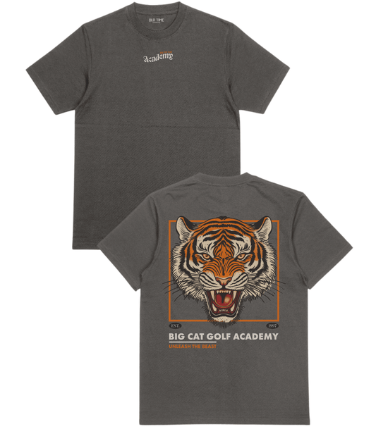 Big Cat Golf Academy T-Shirt - Old Time Sports