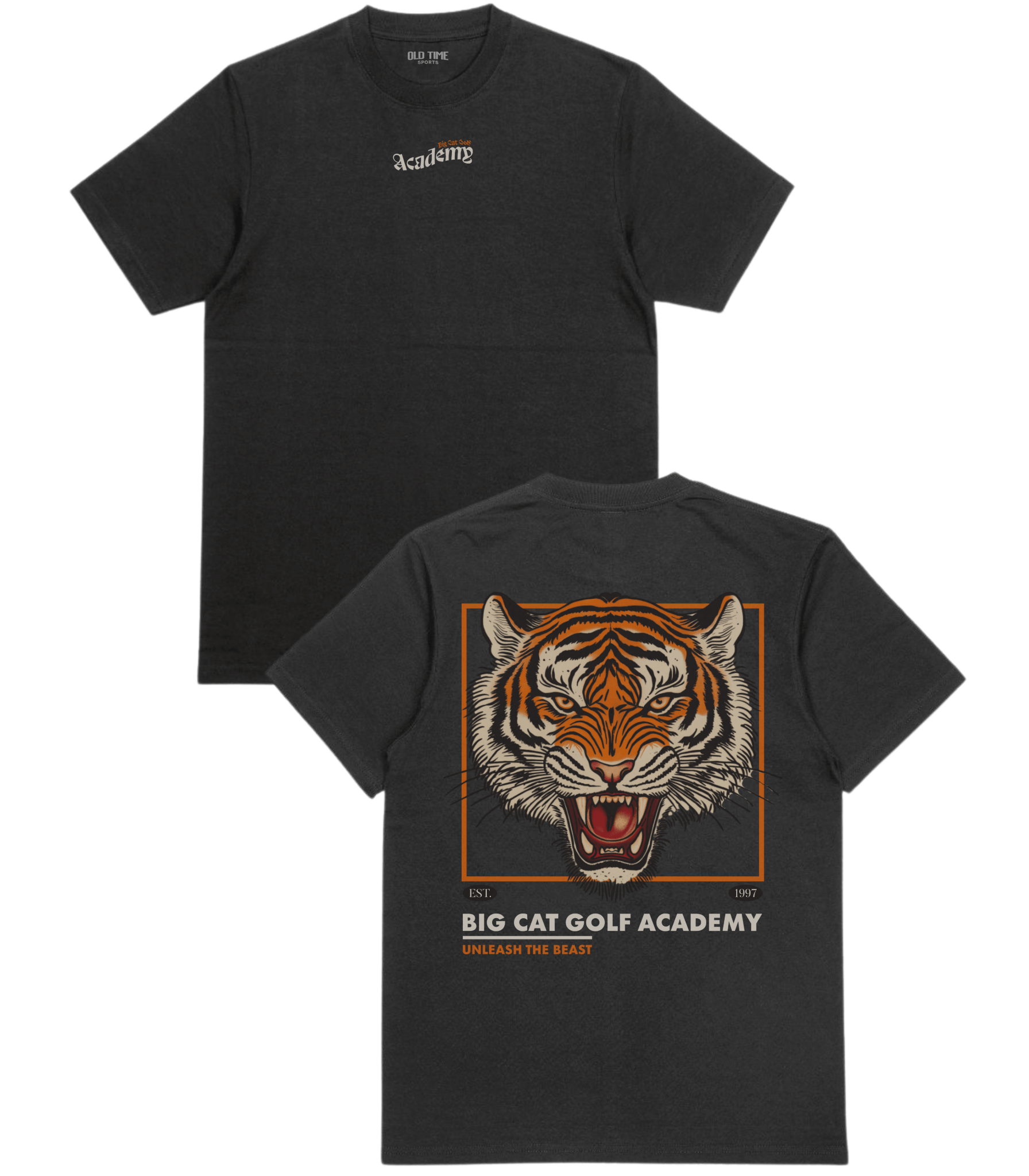 Big Cat Golf Academy T-Shirt - Old Time Sports