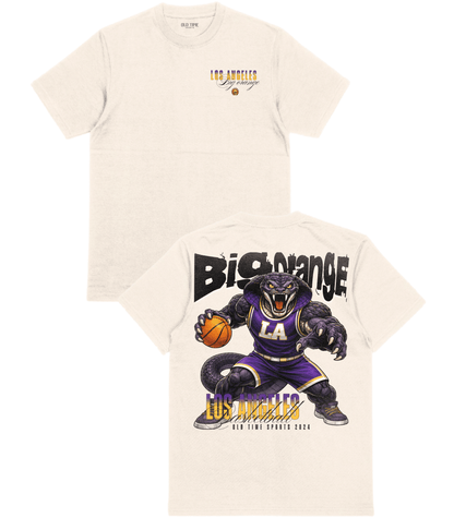 Big Orange Basketball T-Shirt - Old Time Sports