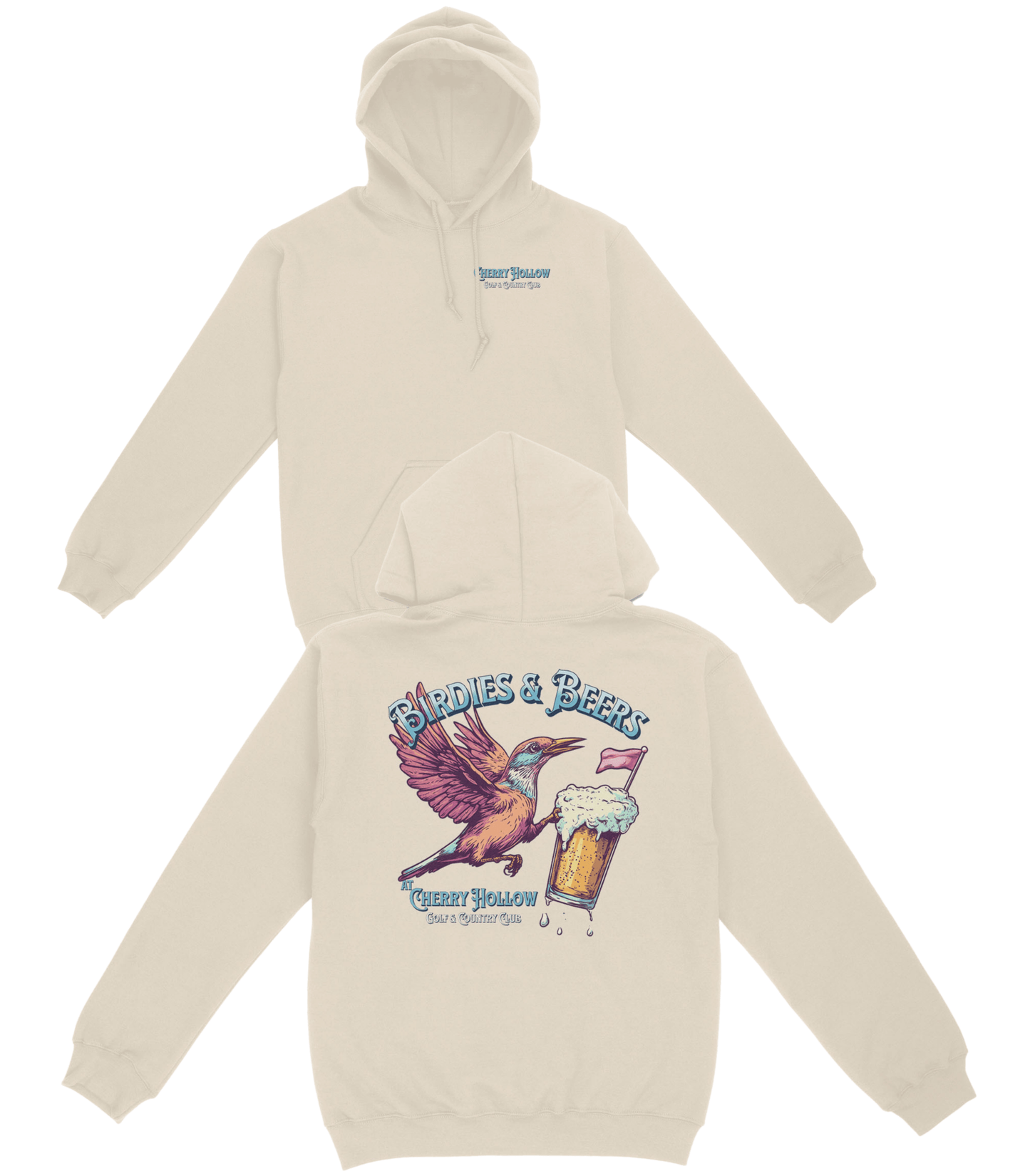 Birdies & Beers Basic Hoodie - Old Time Sports