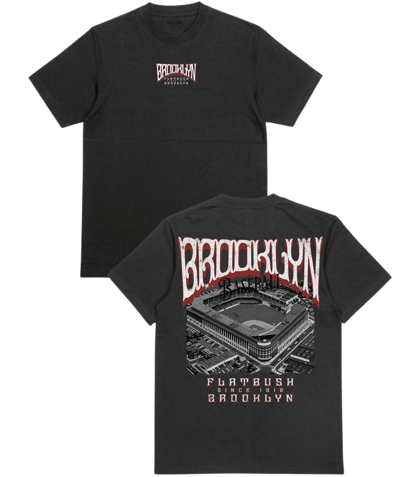 BK Baseball Poster v2 T-Shirt - Old Time Sports