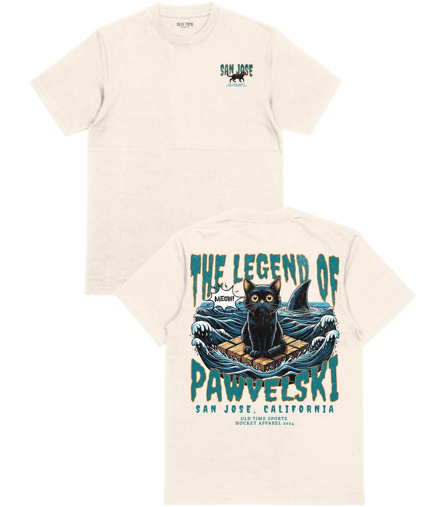 Black Cat T-Shirt - Old Time Sports