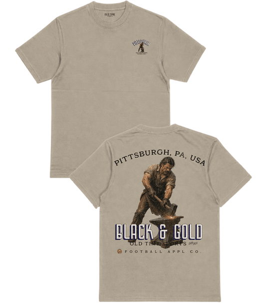 Black & Gold T-Shirt - Old Time Sports
