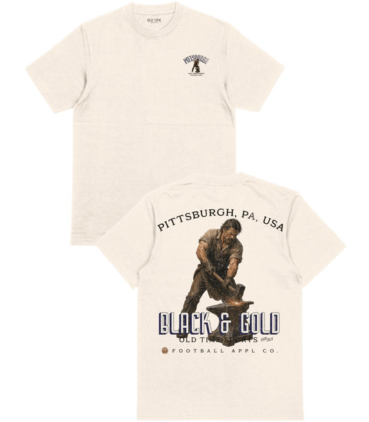 Black & Gold T-Shirt - Old Time Sports