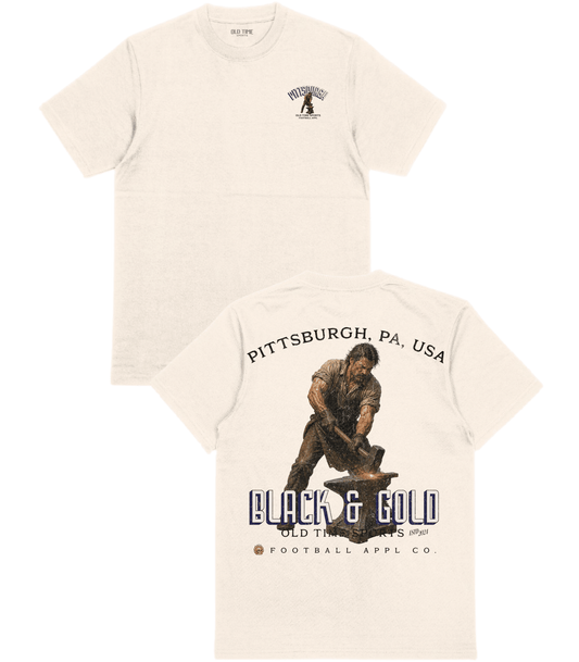 Black & Gold T-Shirt - Old Time Sports